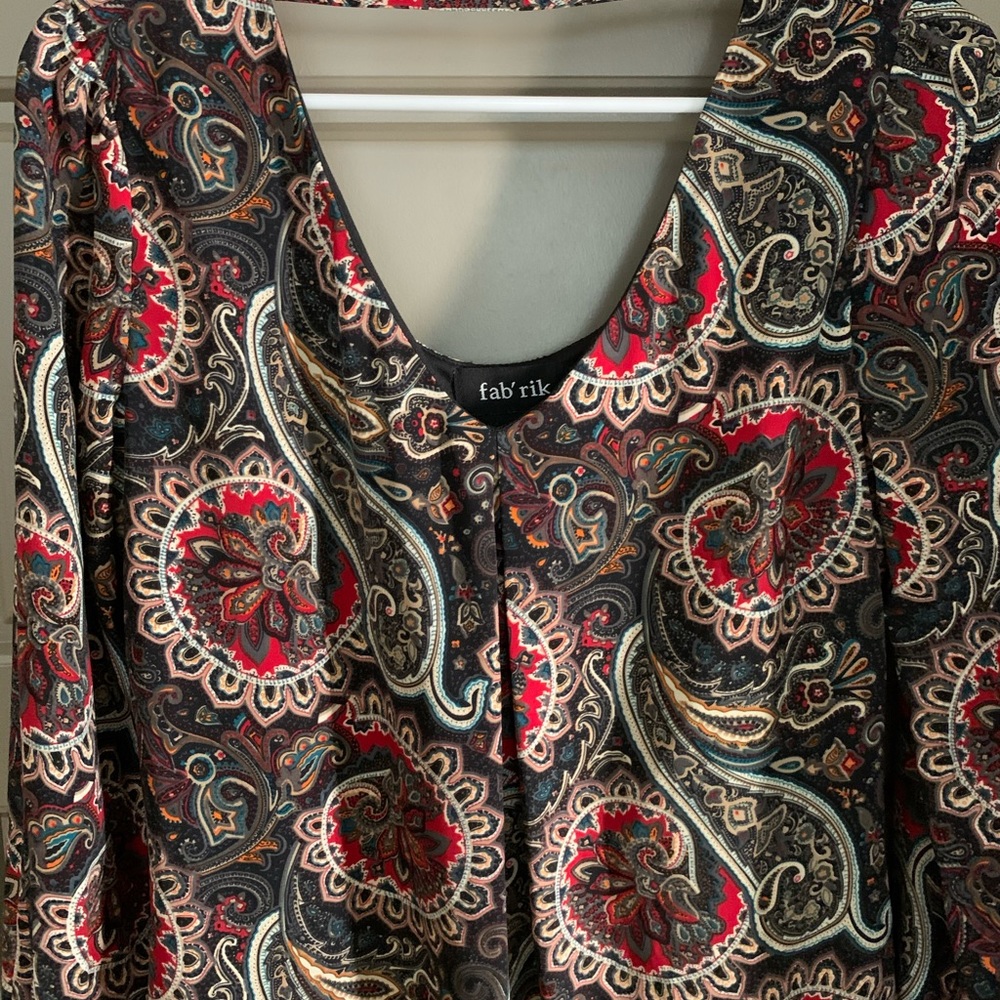PRINTED FABRICK DRESS